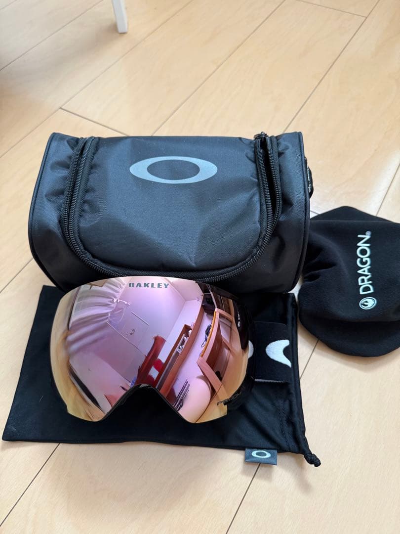 なっちゃん　オークリ　スノーゴーグル　FlightDeck