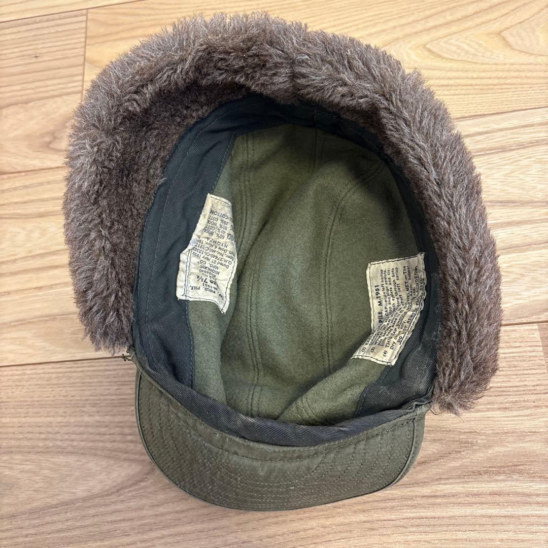 の*ぶ様 実物 アメリカ軍 M-51 パイルキャップ ミリタリー