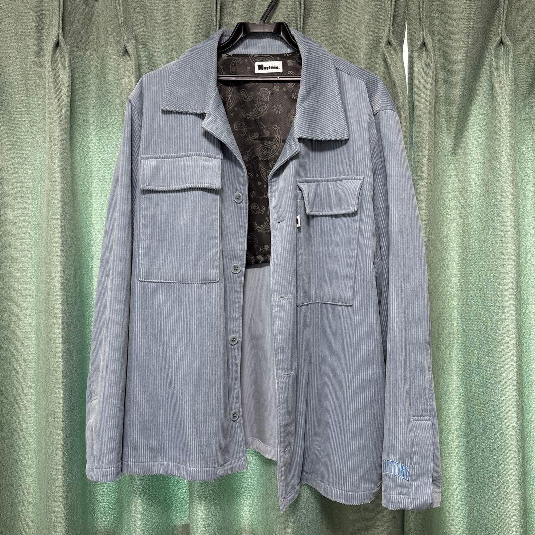 限定品【Nissyプロデュース Naptimeコーデュロイジャケット ブルー M