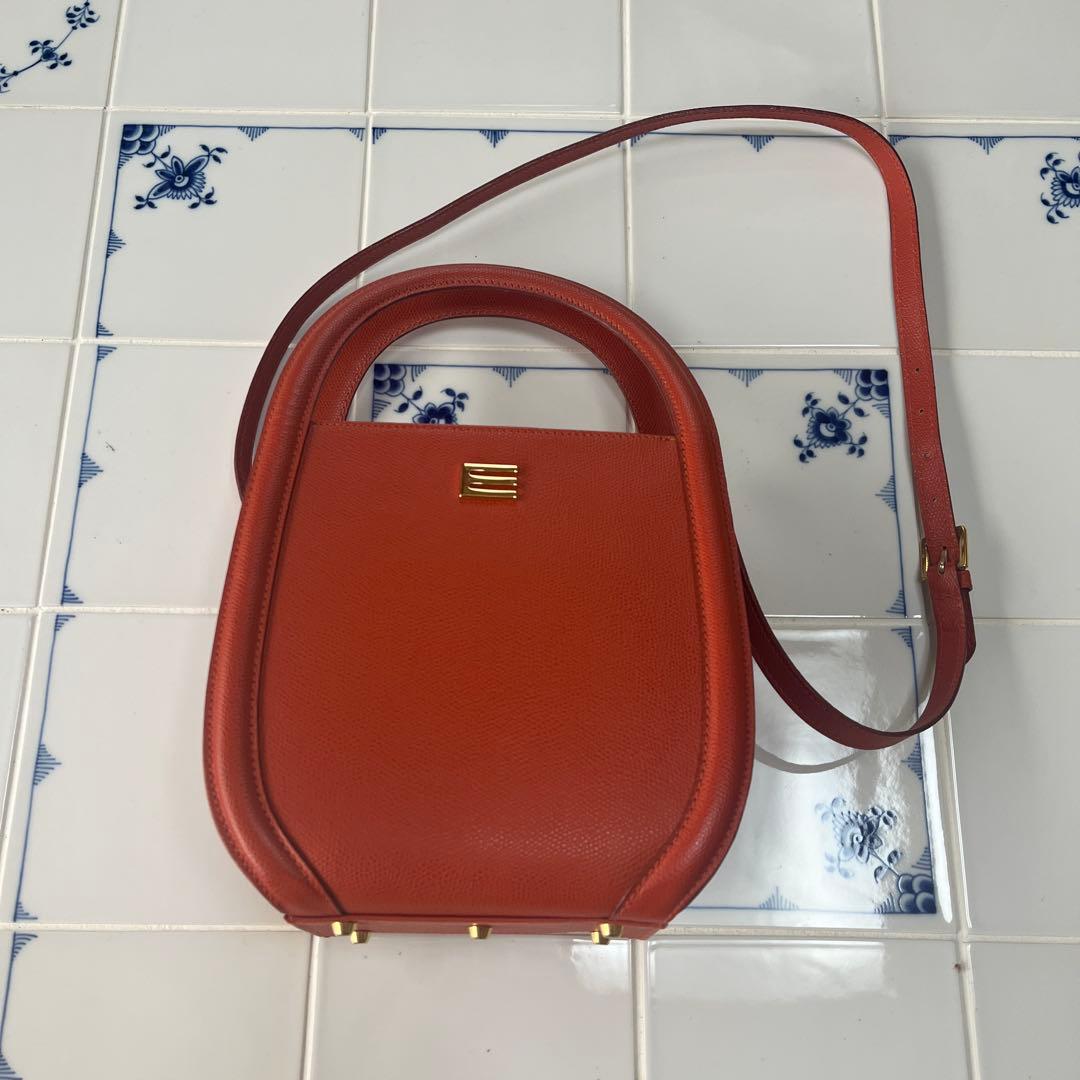 エトロ ETRO オレンジ　ハンドバッグ ショルダーバッグ