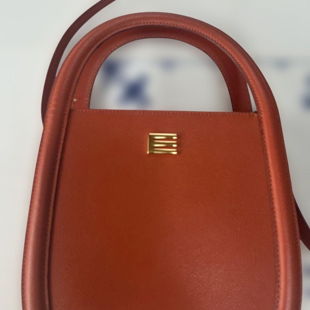 エトロ ETRO オレンジ　ハンドバッグ ショルダーバッグ