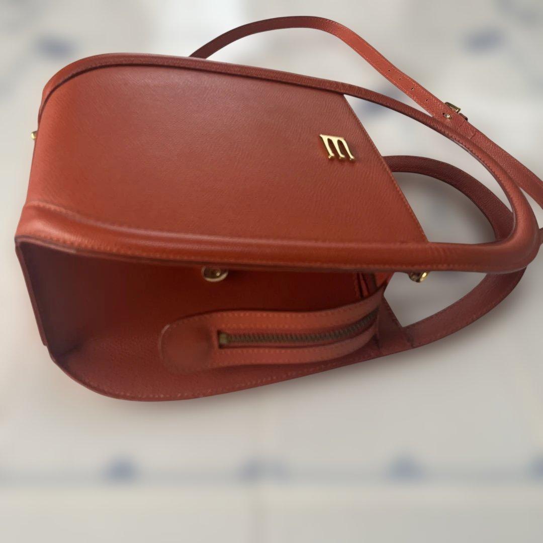 エトロ ETRO オレンジ　ハンドバッグ ショルダーバッグ