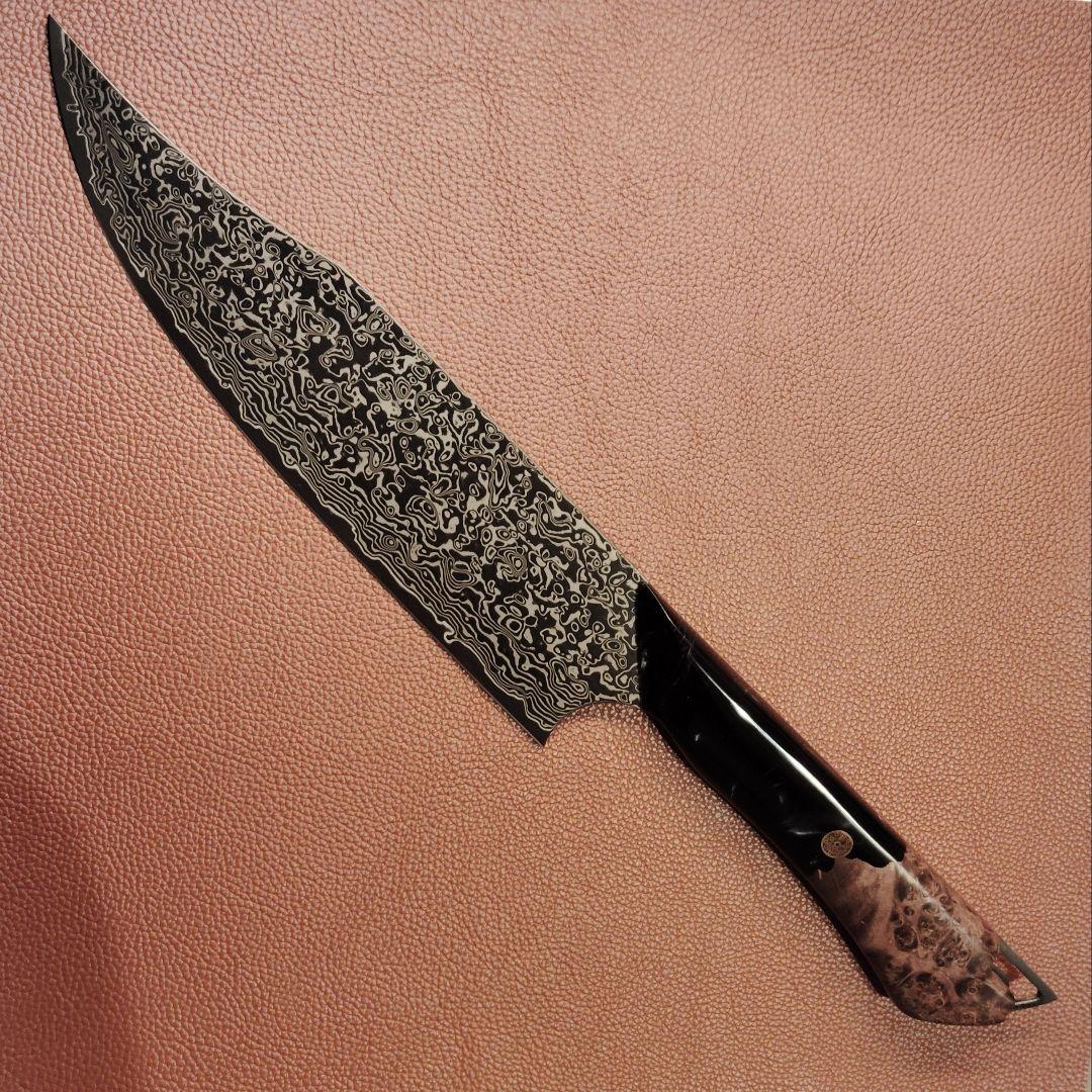 【新作】プレゼント付き　67層 ダマスカス鋼 牛刀 シェフナイフ VG10