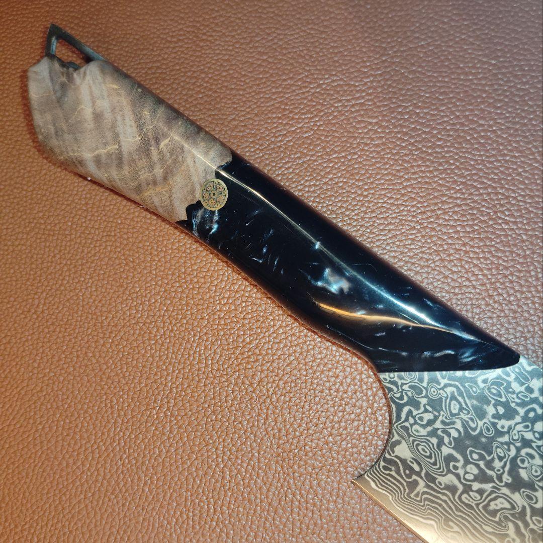 【新作】プレゼント付き　67層 ダマスカス鋼 牛刀 シェフナイフ VG10