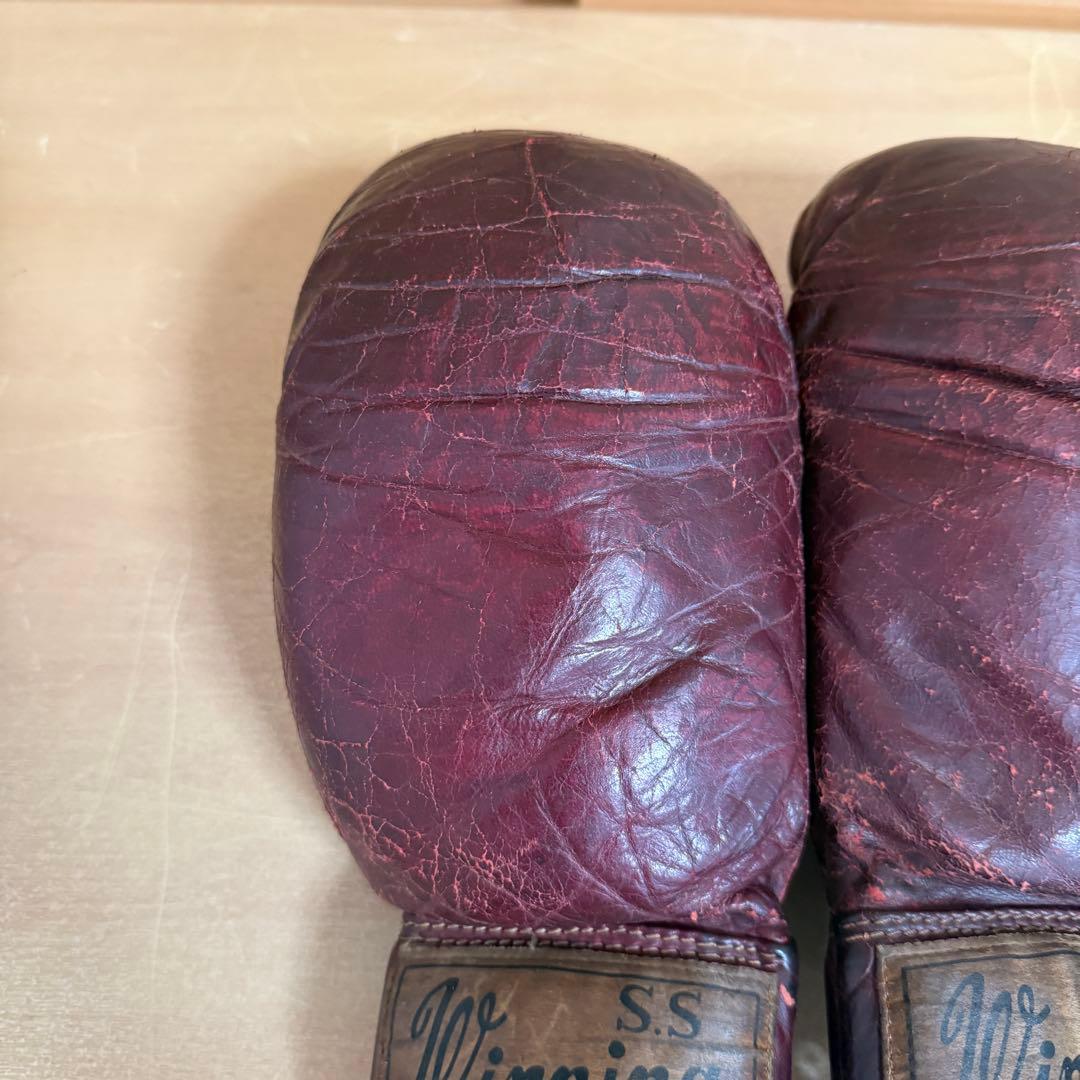 Winning ウイニング ビンテージ ボクシング グローブ 6oz パンチ