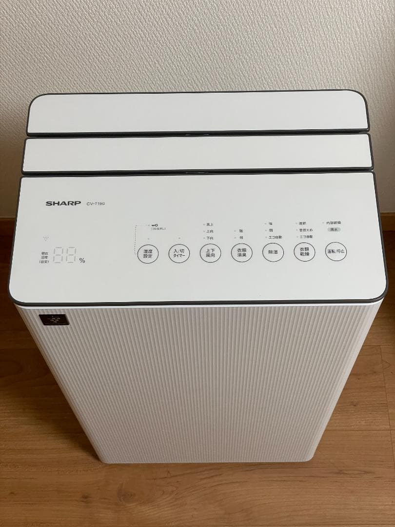 《美品》SHARP 【CV-T190-W】 除湿機