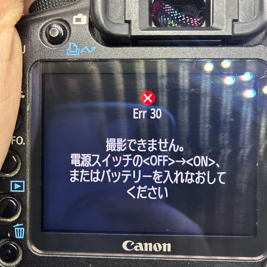 【ジャンク】 Canon EOS 5D Mark II バッテリーセット