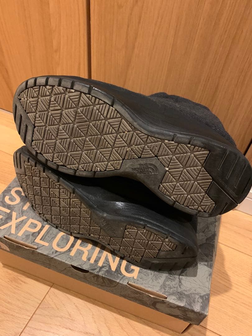 美品　THE NORTH FACE ダウンスタイルブーツ チャコール　25センチ
