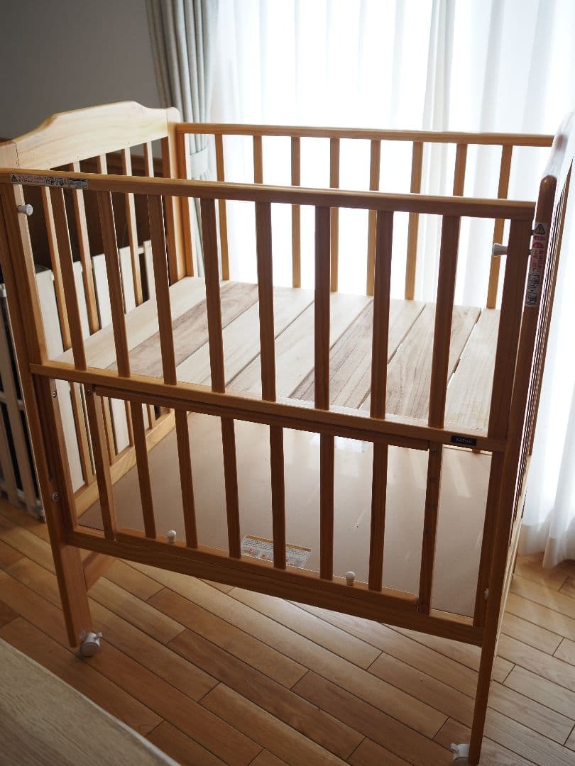 KATOJI　ハイシートミニベッド（ナチュラル）