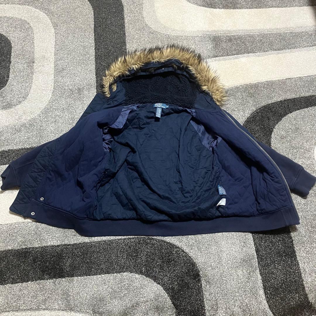 ポロラルフローレン N-2B スウェット パーカー ジャケット ファー　Y2K