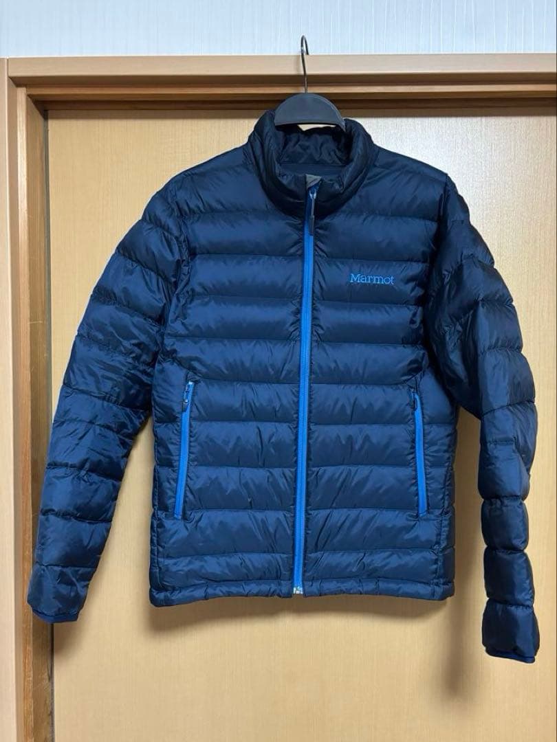 marmot メンズダウン　紺色　750