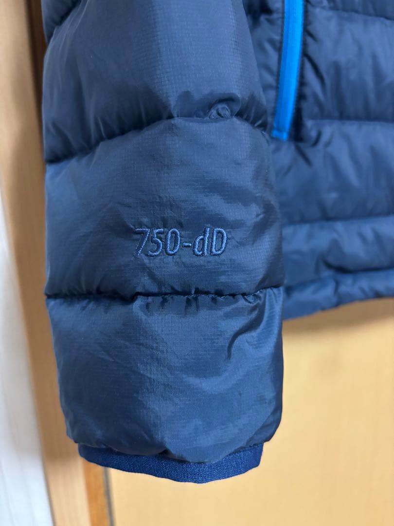 marmot メンズダウン　紺色　750