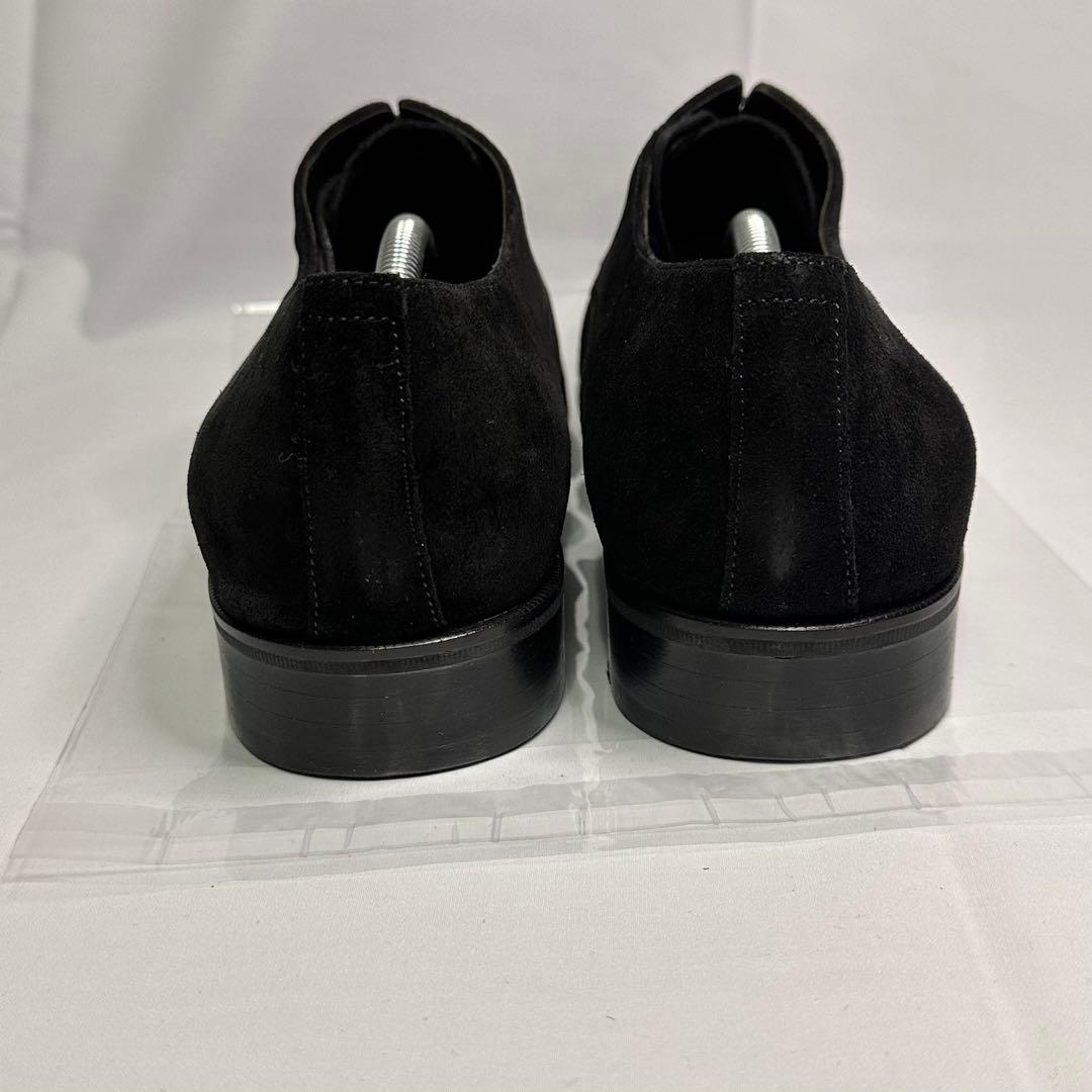 未使用品☆ランバンコレクション☆メンズ☆スエードシューズ☆ブラック☆187
