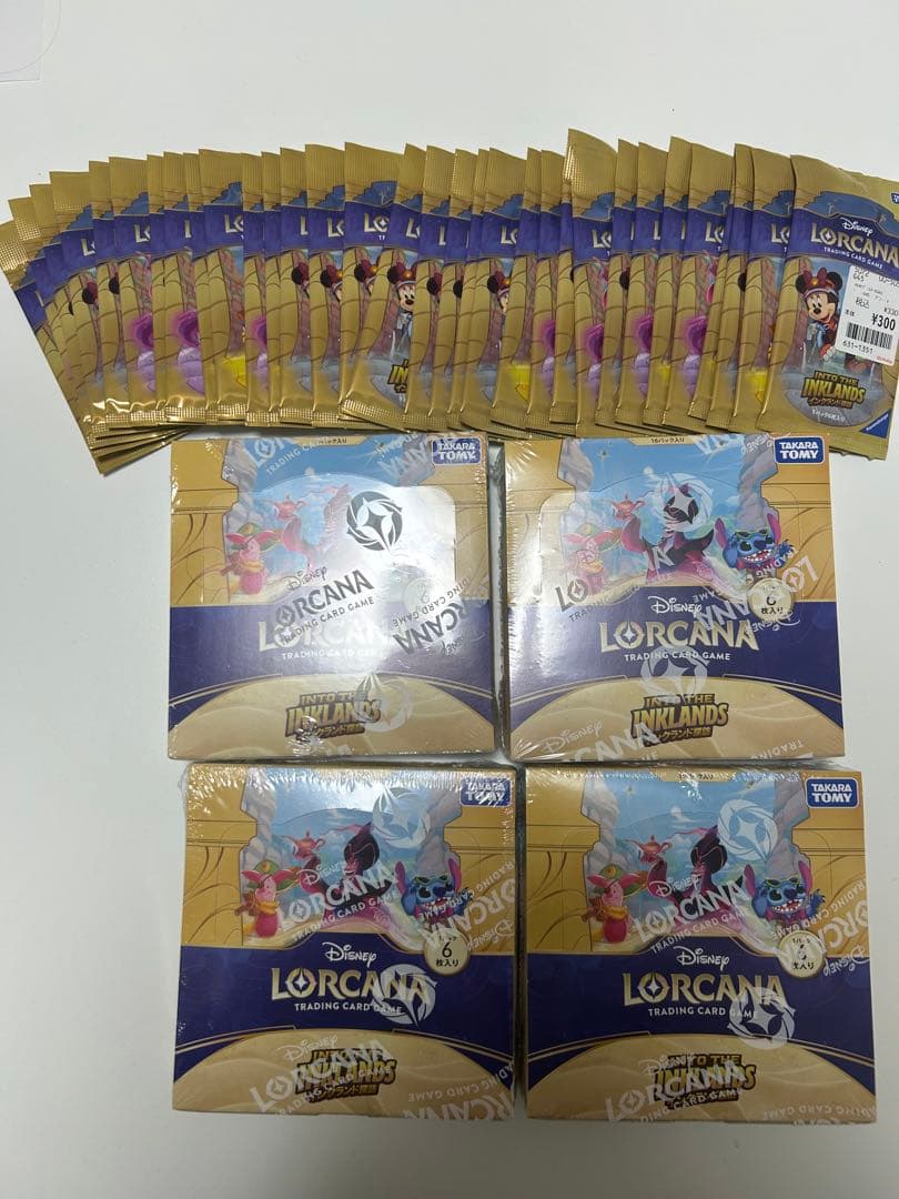Disney Lorcana Box ×4 単品パック×32