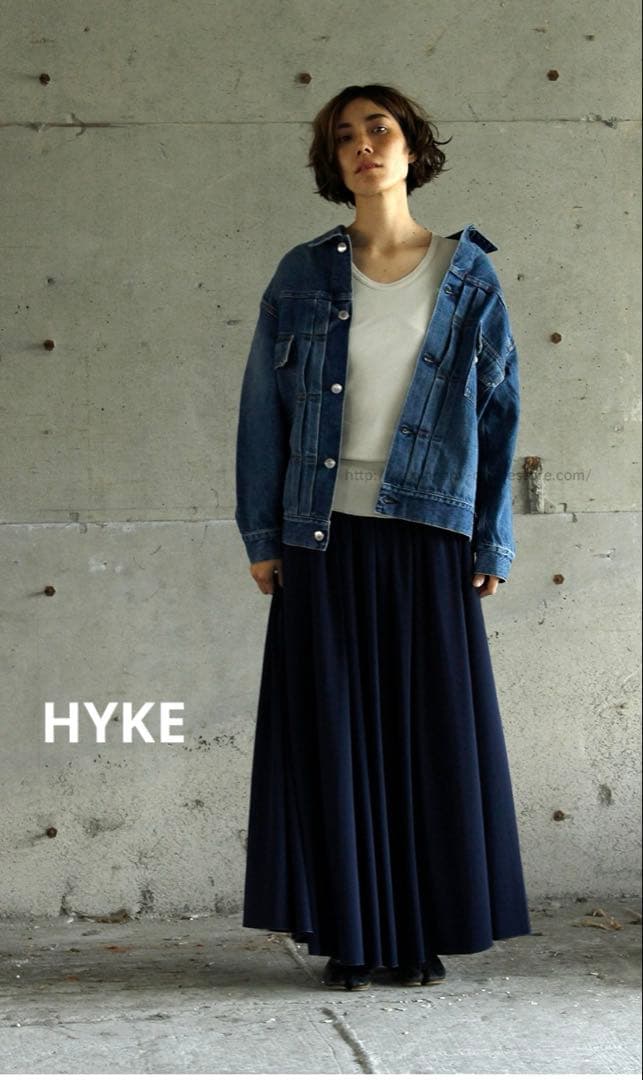 HYKE ハイク　デニムジャケット TYPE2（BIG FIT）サイズ1