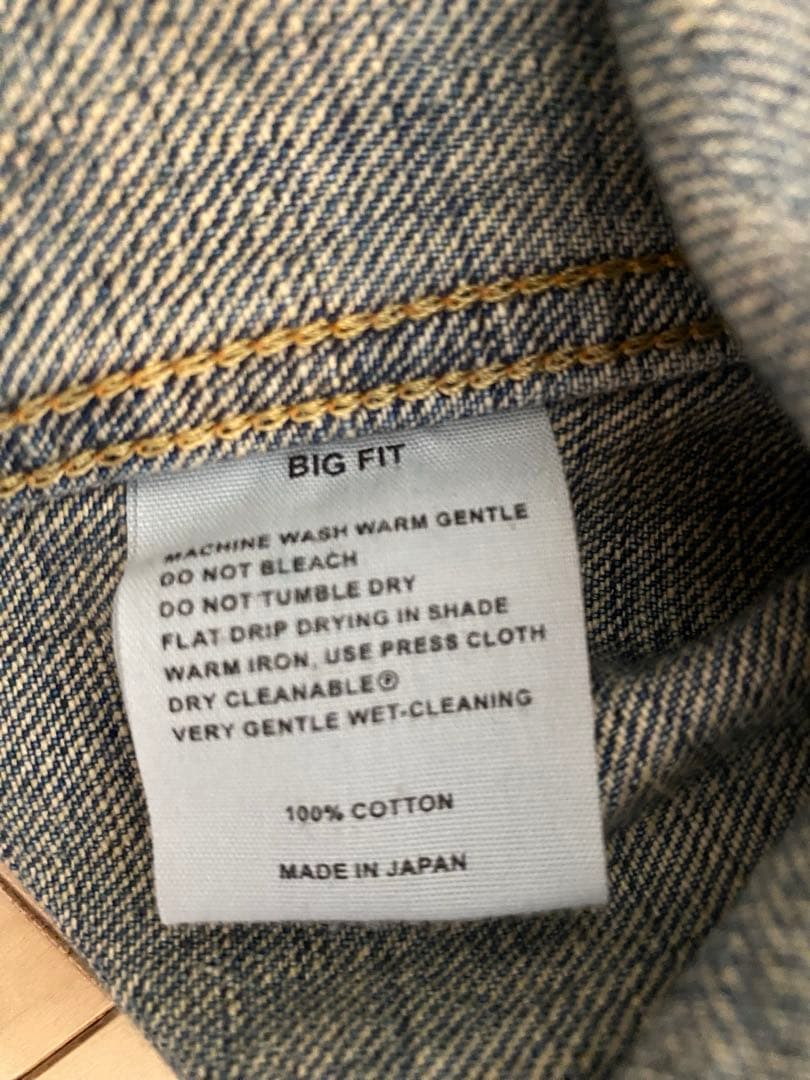 HYKE ハイク　デニムジャケット TYPE2（BIG FIT）サイズ1