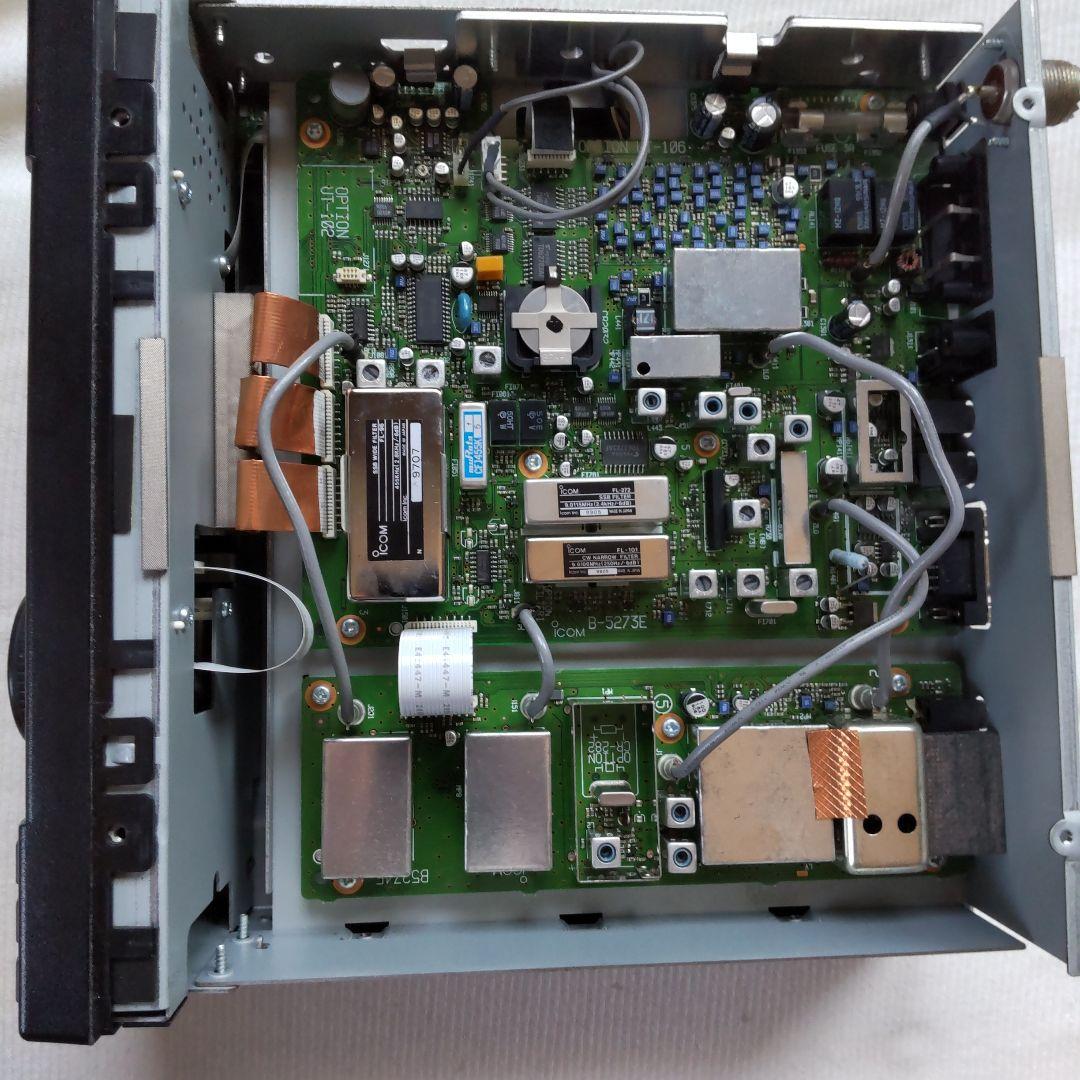 アイコム IC-R75 DSPユニット CW フィルターSSBフィルター装着済