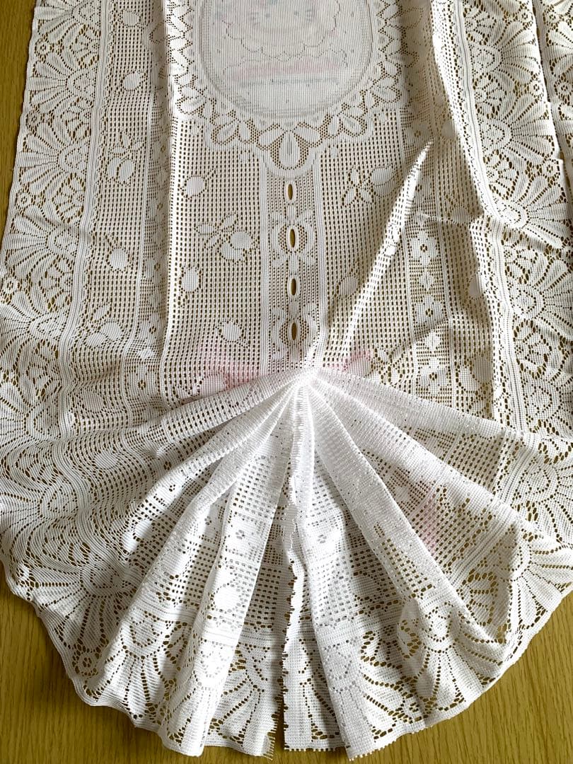 サンリオ　ハローキティ　レースのれんレトロ