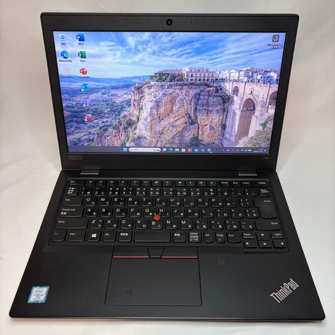 美品 ThinkPad L380 第8世代 Core i5 8GB 256GB
