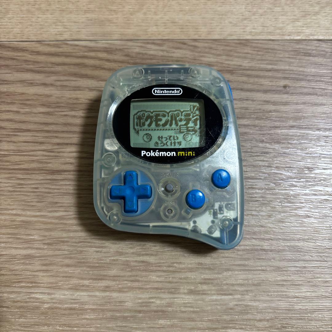ポケモンミニ ウパーブルー 本体 ポケモンパーティ専用ソフトセット 動作確認済み
