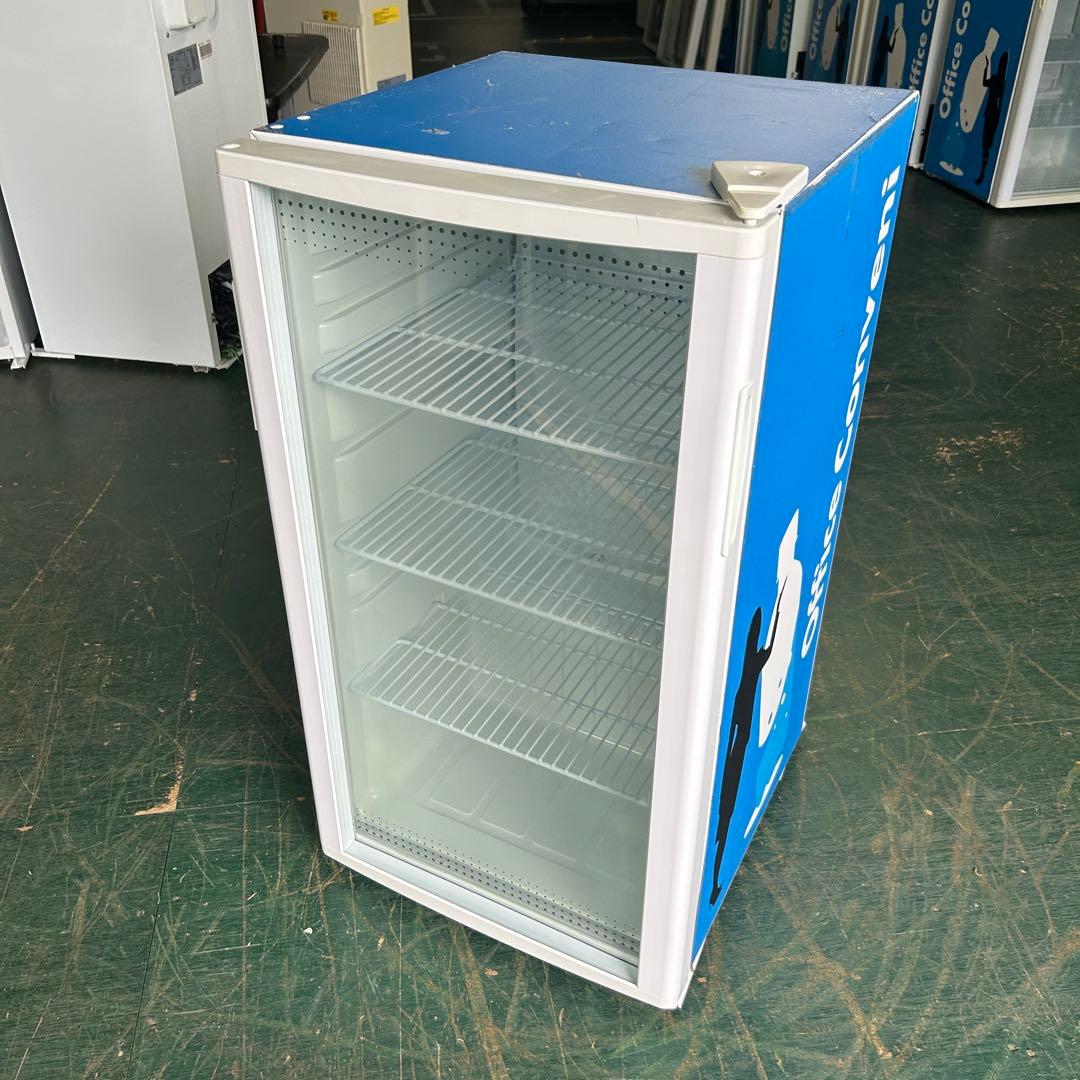 159業務用 冷蔵ショーケース オフィスコンビニ XW-105 左右開き 小型