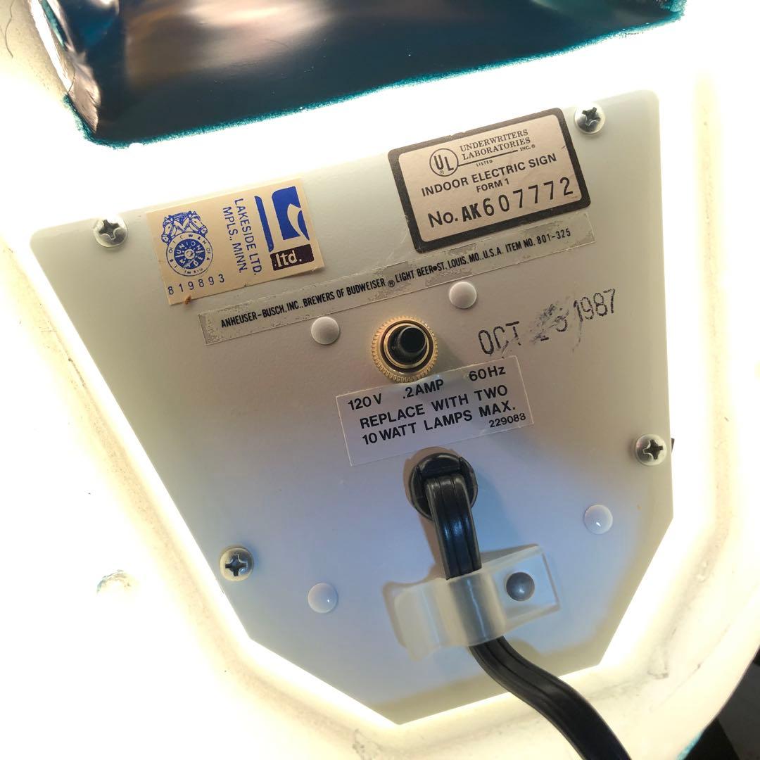 Bud Light Spuds MacKenzie ライトスタンド　1987年