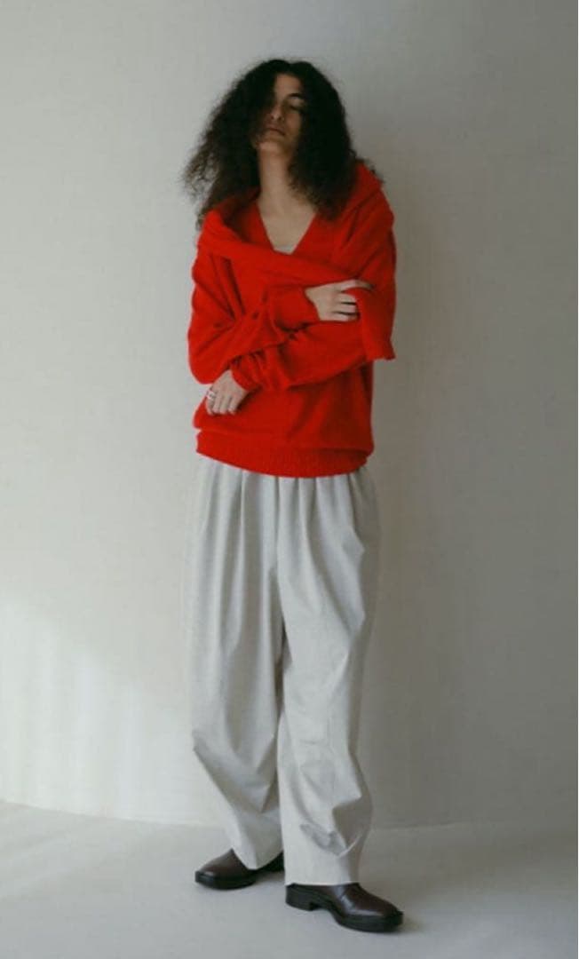 ETRE TOKYO ピンタックイージーパンツ M 新品 アイボリー