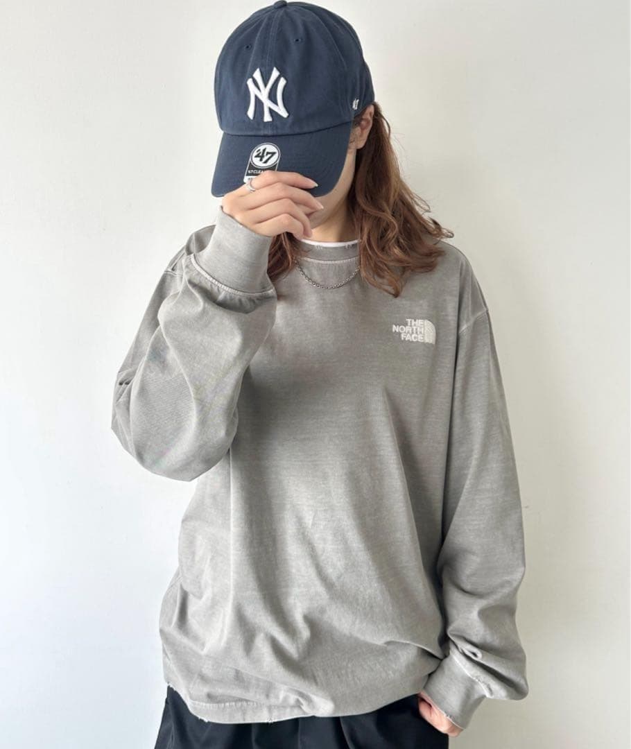 大特価‼️THE NORTH FACE カットソーグレー ロンT 2XL