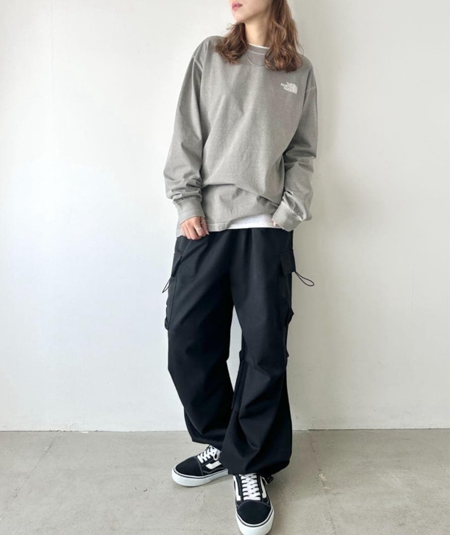 大特価‼️THE NORTH FACE カットソーグレー ロンT 2XL