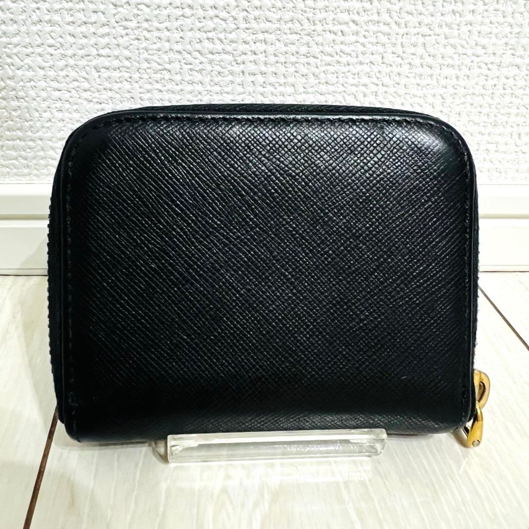 【大人気】PRADA プラダ サフィアーノ ケース レザー ブラック