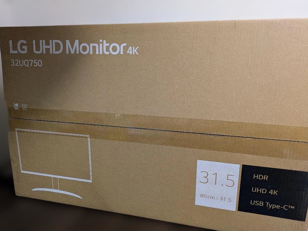 LG 32UQ750-W ゲーミング モニター 31.5インチ 4K 144Hz