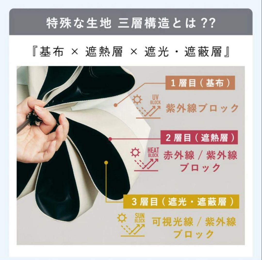 COKAGE+ 【3段折りたたみ傘】COKAGE+ 木手元 50cm