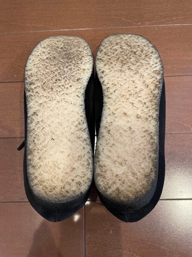 Clarks クラークス ワラビー Wallabee 黒 スエード UK8