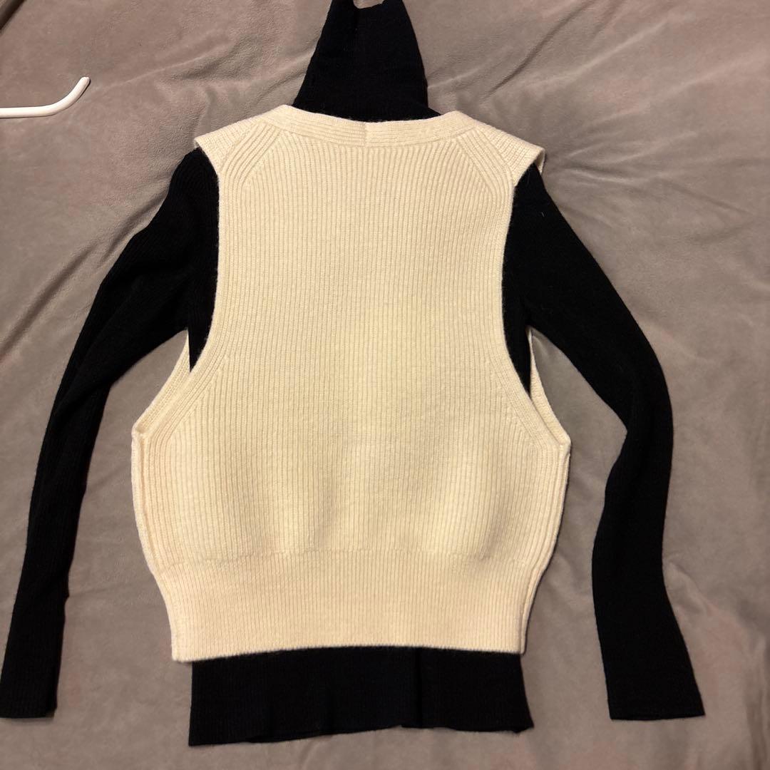 お値下❣️LOEFF スリットネック ベスト2025AW