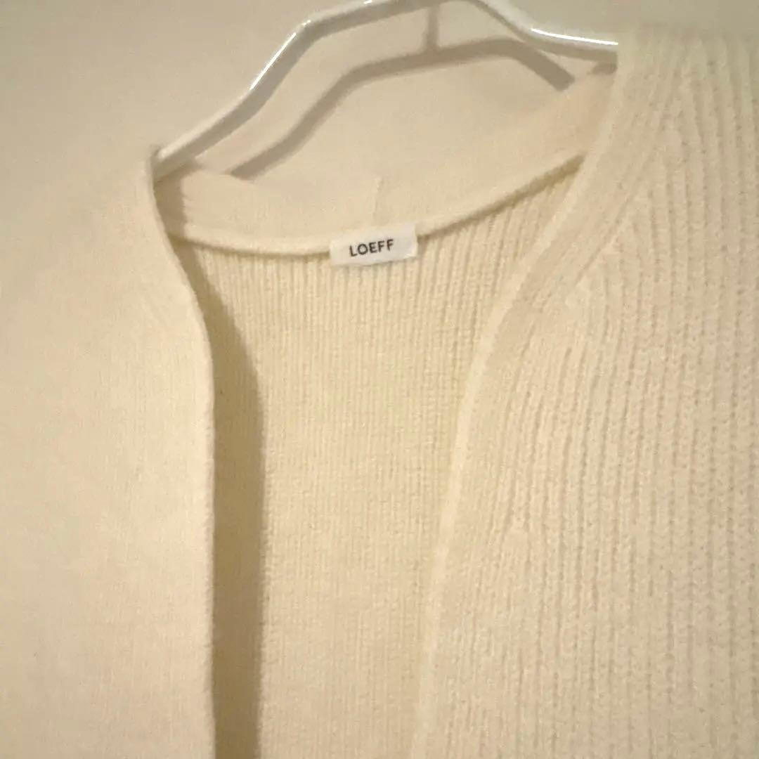 お値下❣️LOEFF スリットネック ベスト2025AW