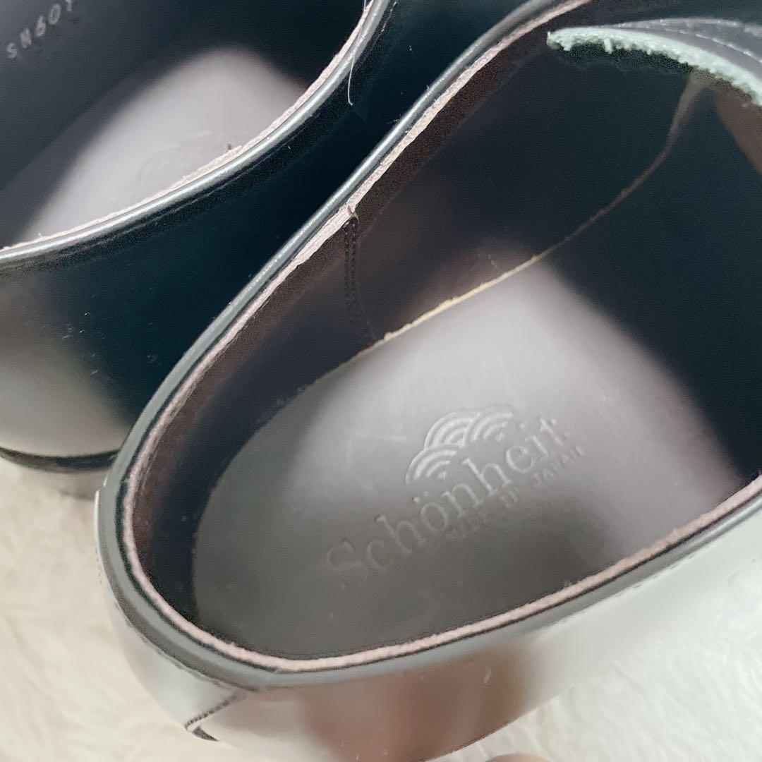 新品　ショーンハイト　メンズ　ビジネスシューズ　Uチップ　外羽根　リアルレザー