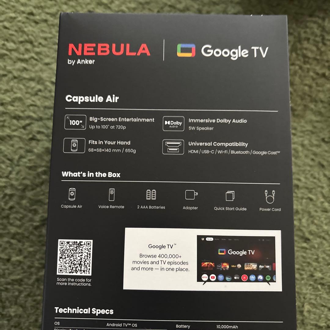 プロジェクター NEBULA Capsule Air Capsule Gimbal stand