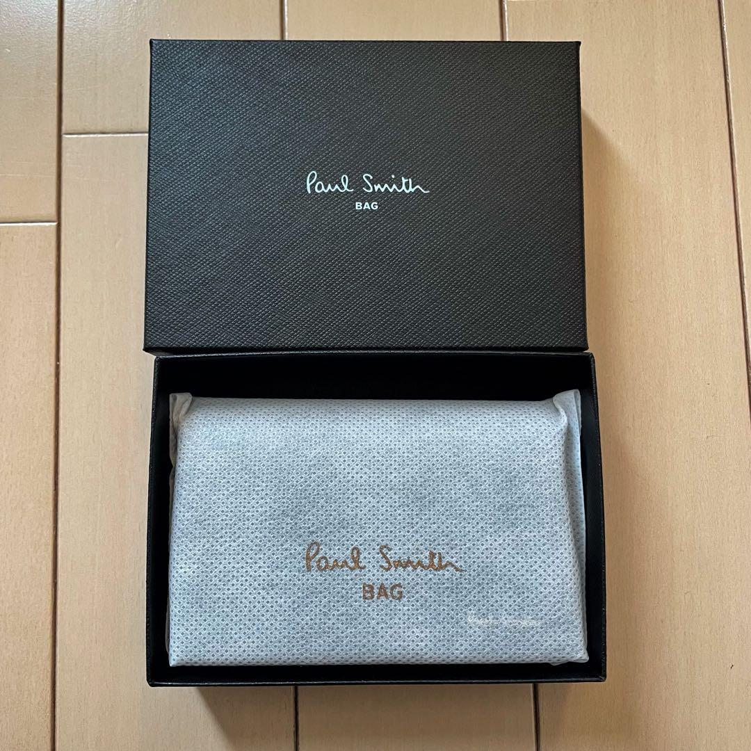 【新品未使用】Paul Smith ブライトストライプトリム 名刺入れ