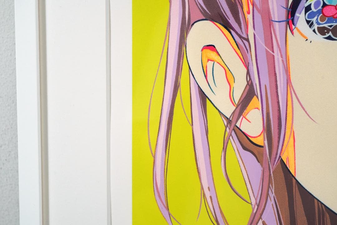 愛☆まどんな「彼女の顔が思い出せない-ゆめみ-」シルクスクリーン