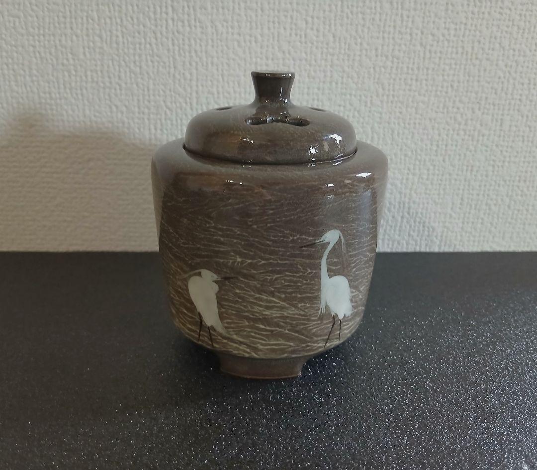 横石臥牛 長崎県無形文化財指定 臥牛窯 白鷺　香炉