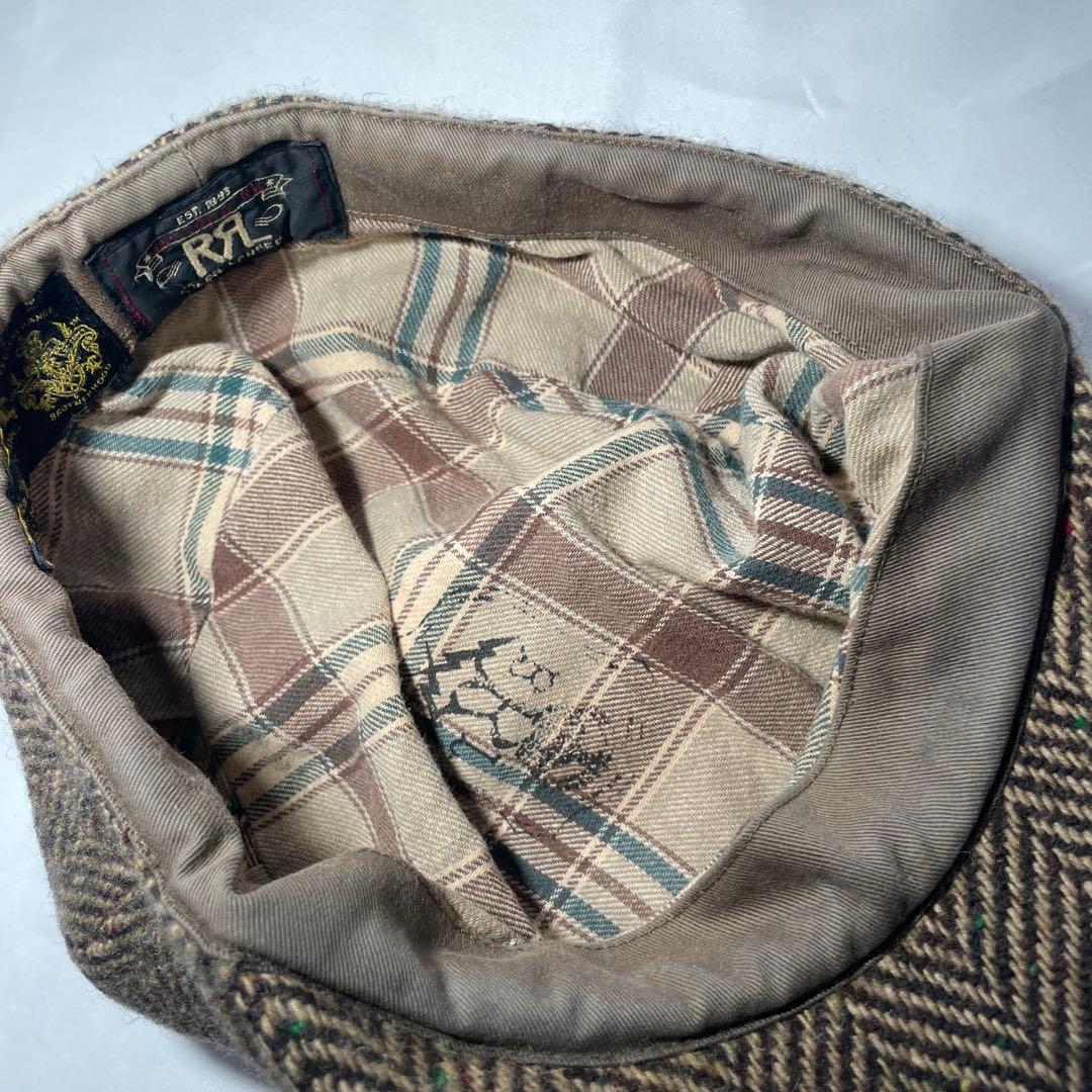 RRL Double RL ツイード キャスケット ヘリンボーン 帽子