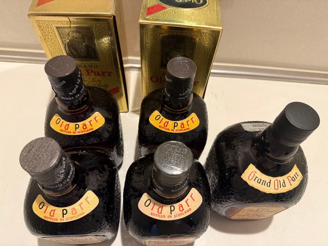 古酒 ウイスキー OldParr オールドパー 12年 ウイスキー 5本セット