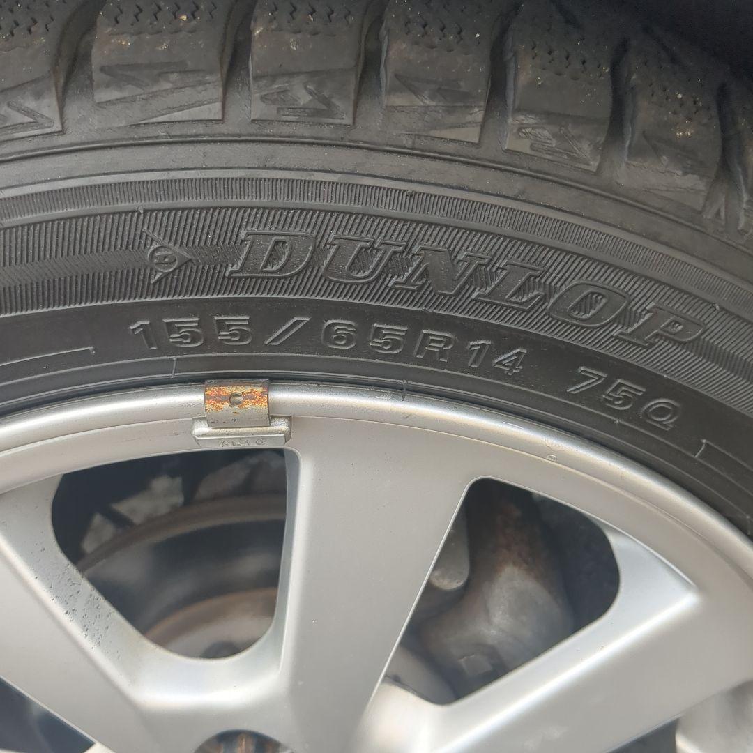 DUNLOP 155/65R14 タイヤ・ホイールセット 14インチスタッドレス