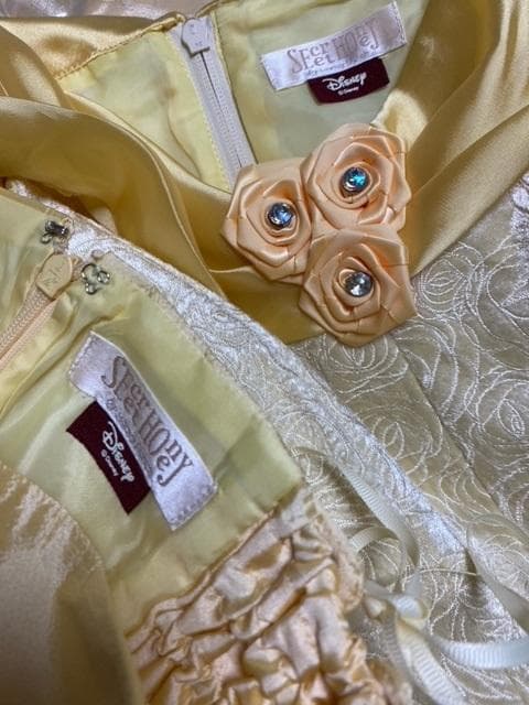 シークレットハニー 美女と野獣 グリ ベル ドレス ディズニー コスプレ