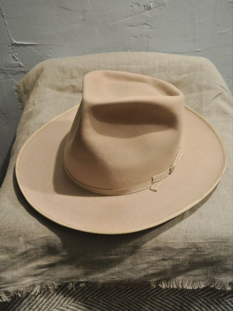 帽子 50s Vintage Stetson 3X BEAVER 3/8 59cm