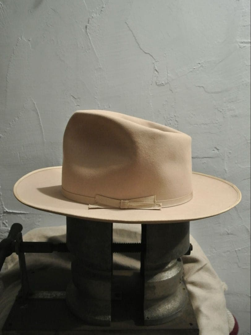 帽子 50s Vintage Stetson 3X BEAVER 3/8 59cm