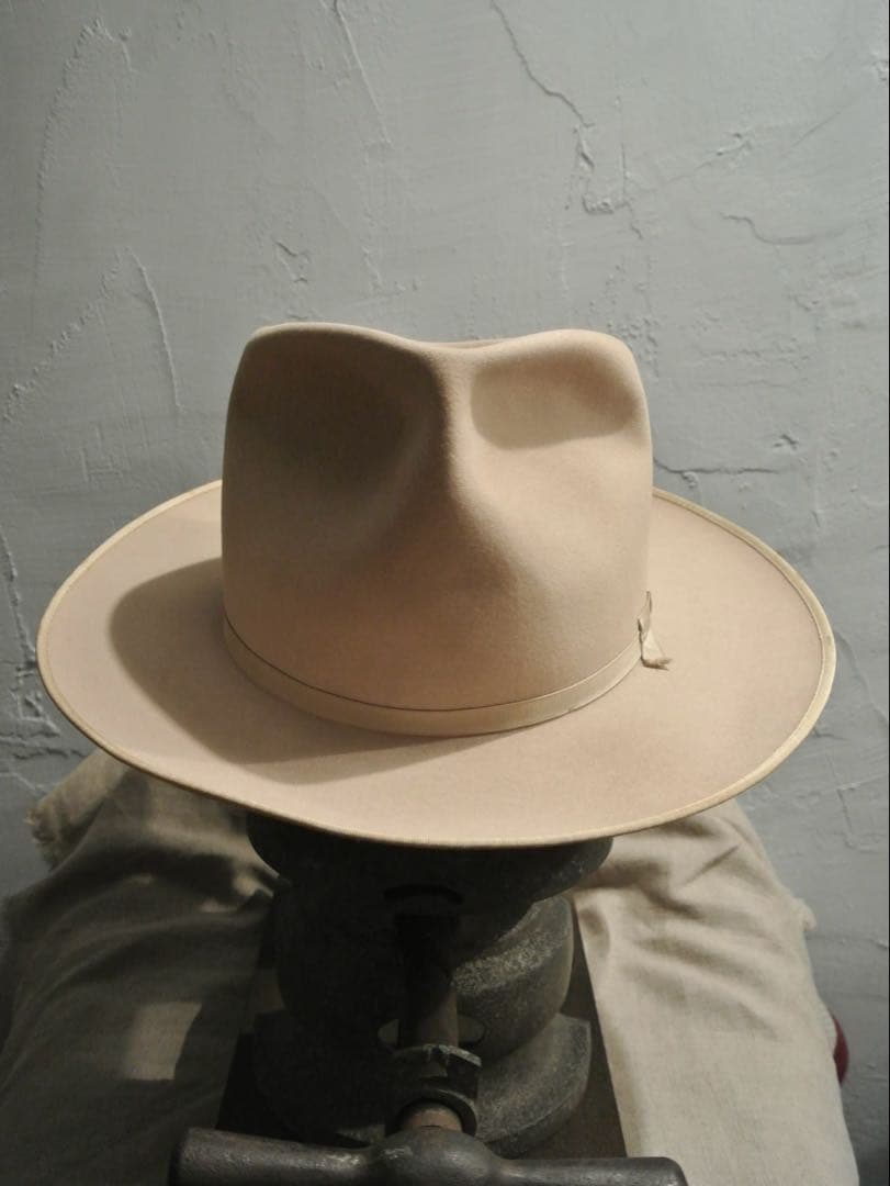 帽子 50s Vintage Stetson 3X BEAVER 3/8 59cm