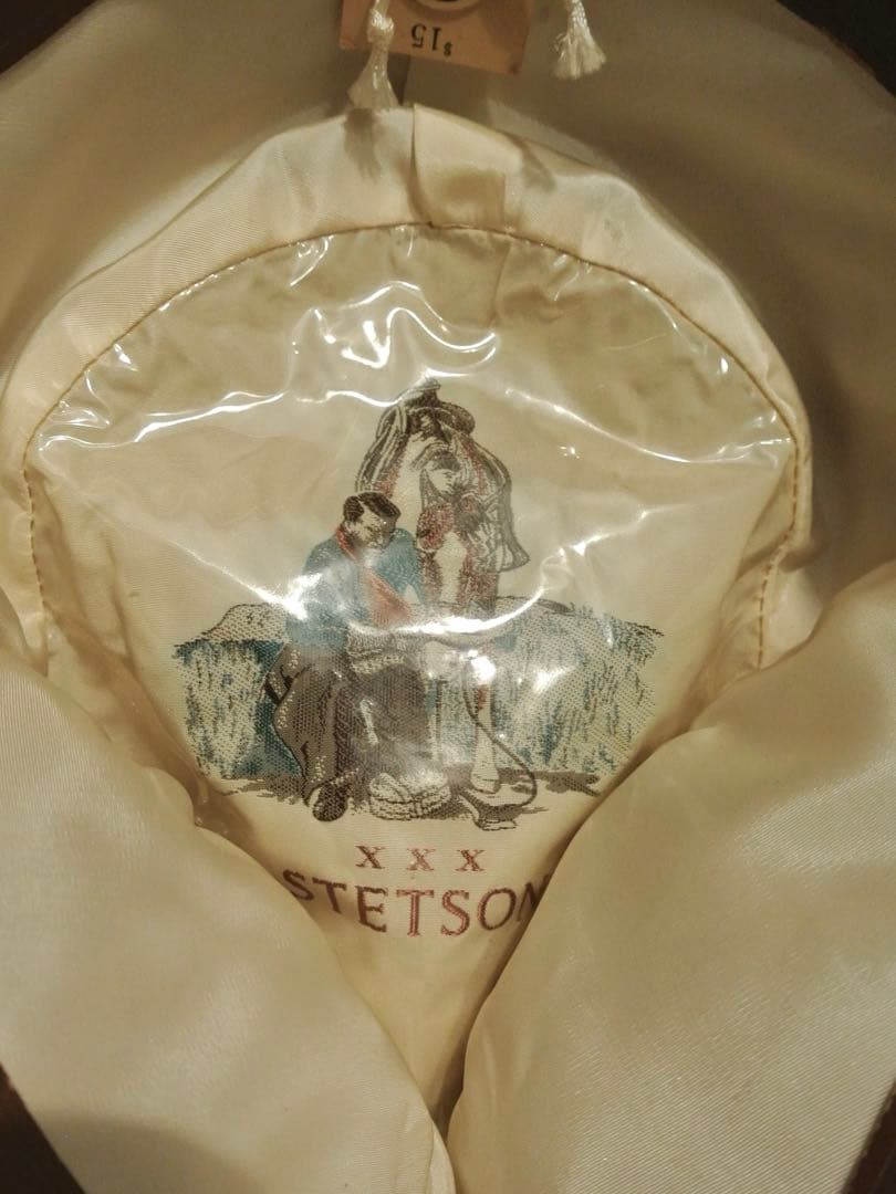帽子 50s Vintage Stetson 3X BEAVER 3/8 59cm