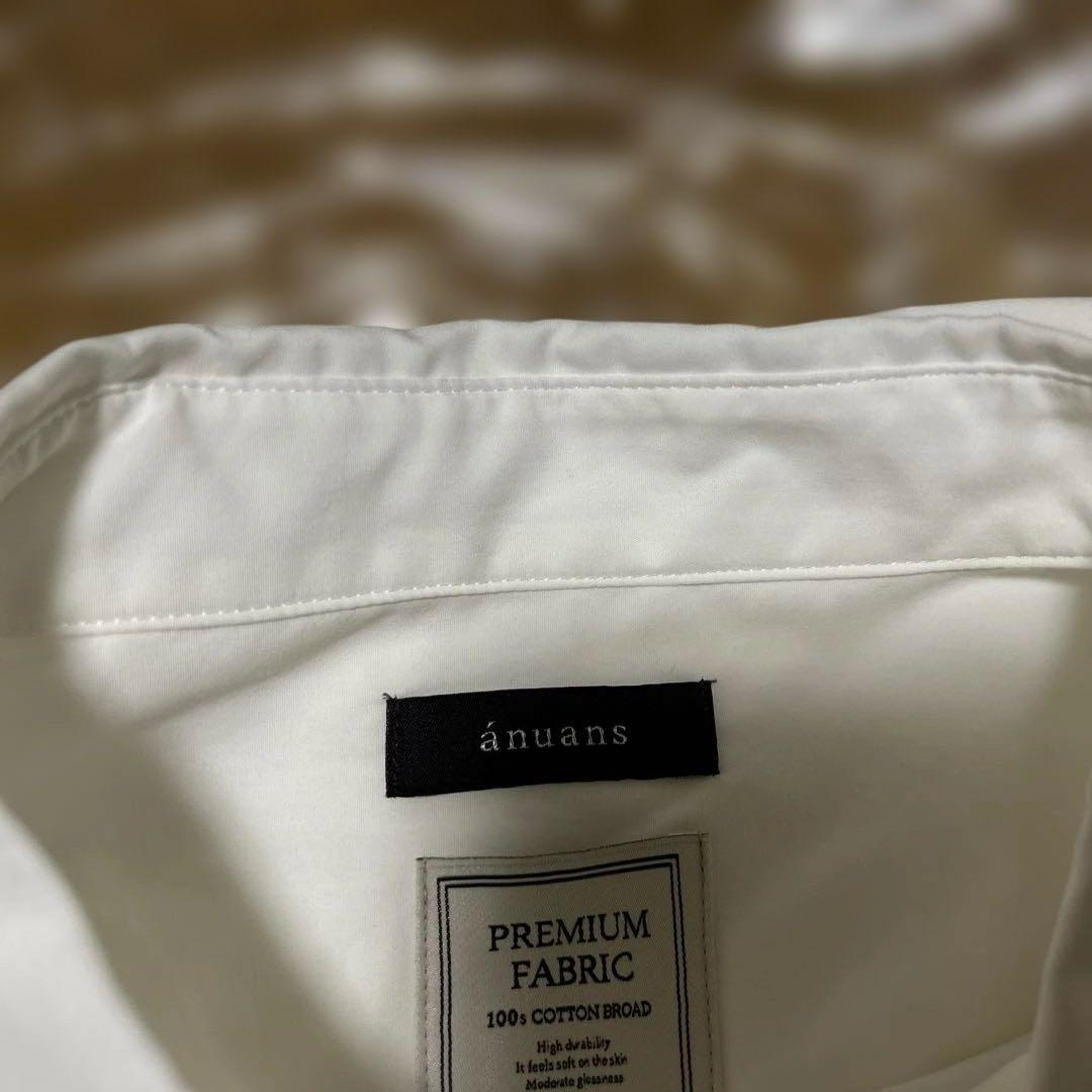 anuans スタンダードシャツ　ホワイト