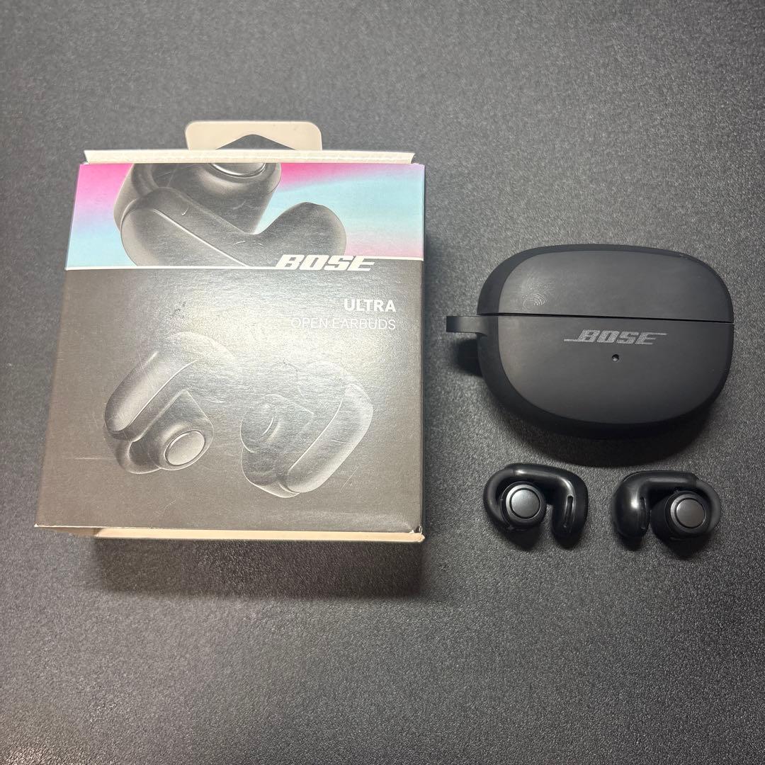 BOSE ULTRA OPEN EARBUDS ブラック　純正シリコンケース付